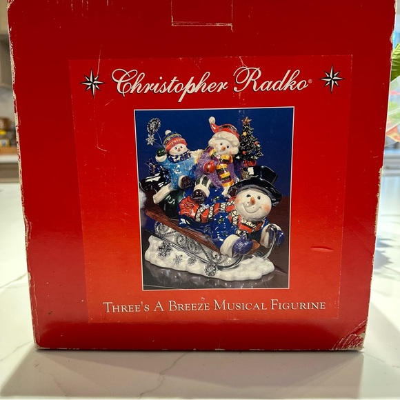 Christopher Radko Three’s a Breeze Musical Figurine - Picture 7 of 9